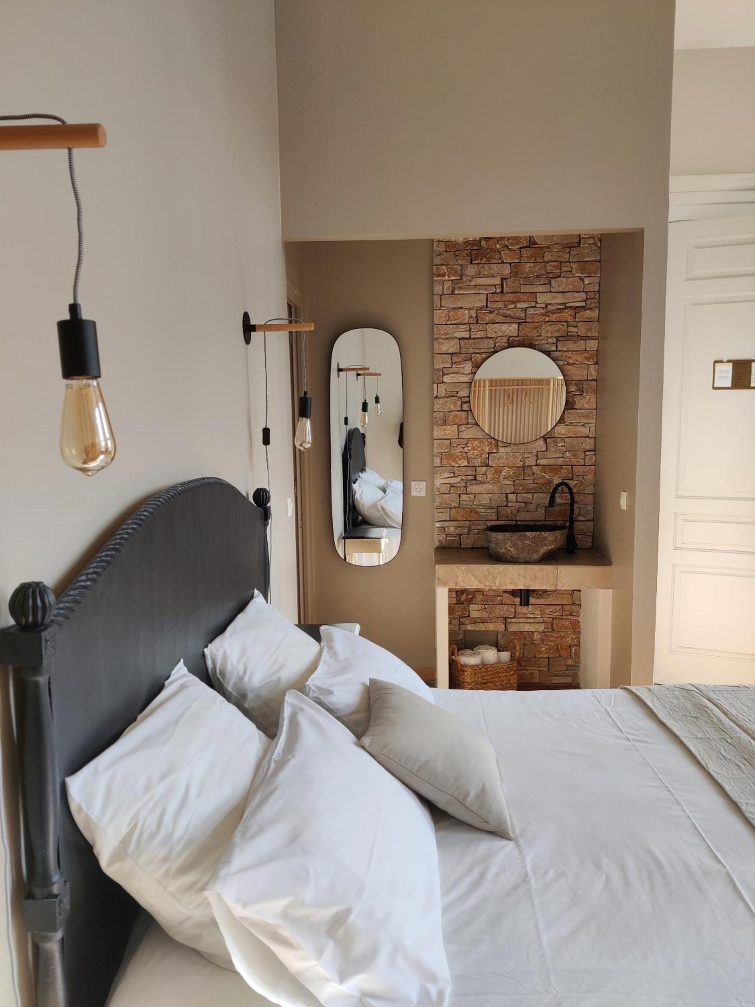 Chambres D'Hotes - Bed And Breakfast Les Palmiers Mèze Exteriör bild